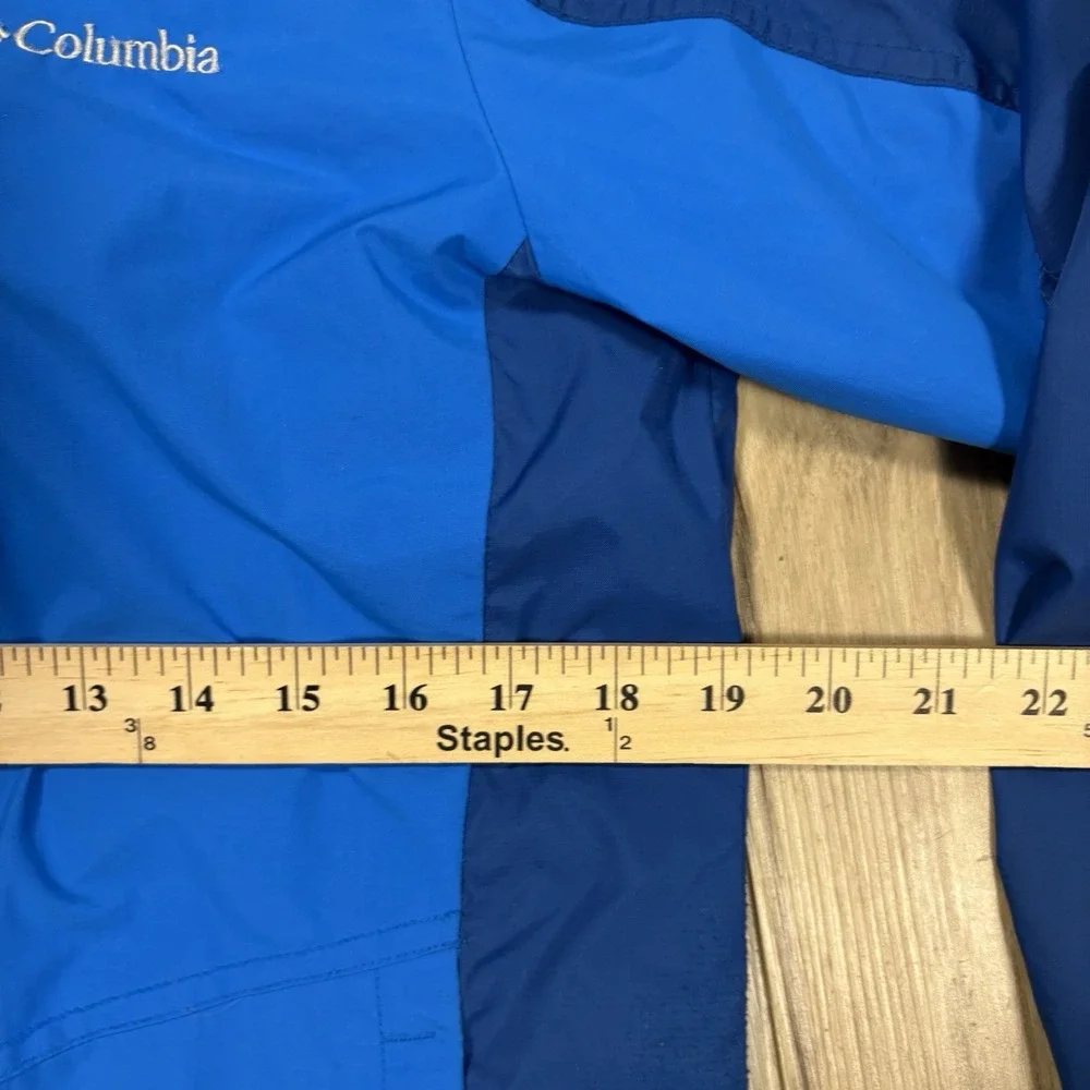 Columbia Kid Boy Blue Interchange Omni-Tech WP‎ Shell Only Jacket US L Youth